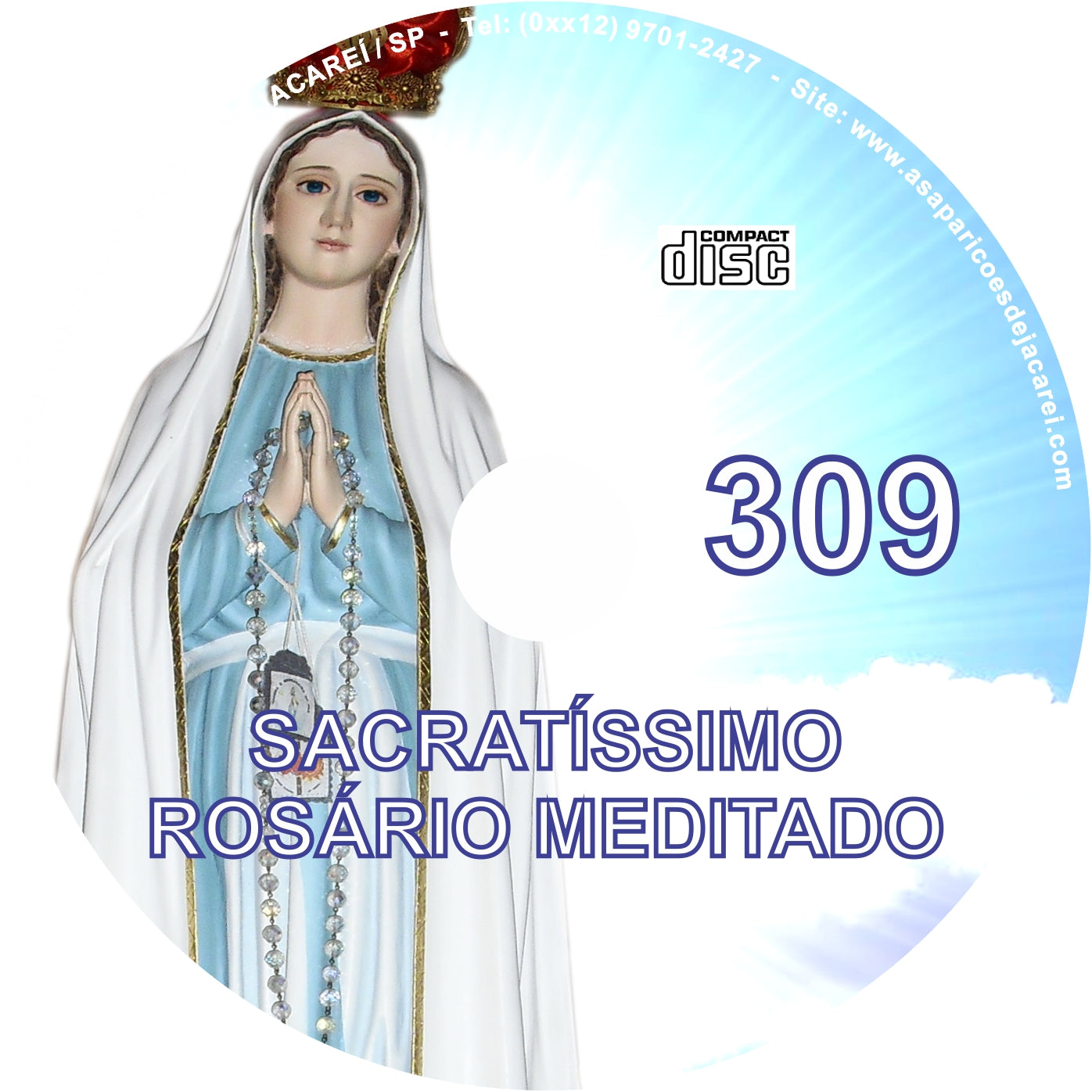 CD Rosário Meditado 309 CD Rosário Meditado 309